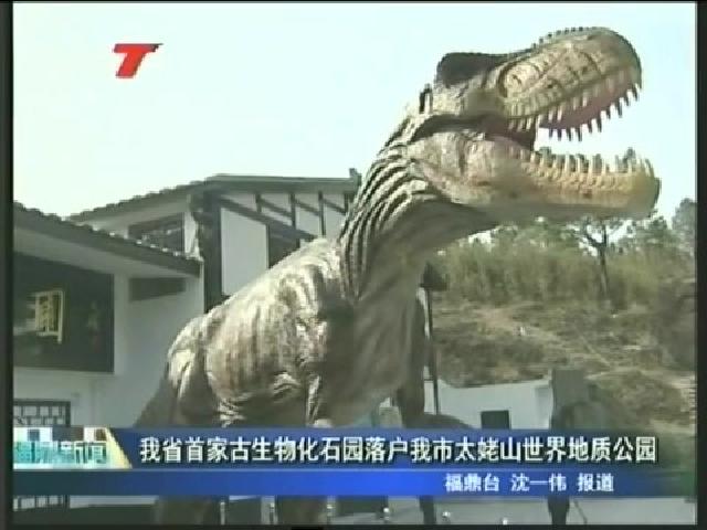 我省首家古生物化石園落戶我市太姥山世界地質(zhì)公園