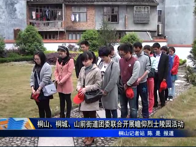 桐山、桐城、山前街道團(tuán)委聯(lián)合開展瞻仰烈士陵園活動