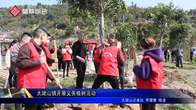 太姥山鎮(zhèn)開展義務(wù)植樹活動