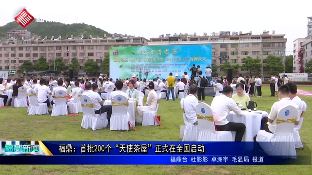 福鼎首批200個“天使茶屋”正式在全國啟動