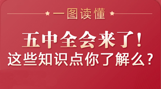 圖解：五中全會來了！這些知識點(diǎn)你了解么？