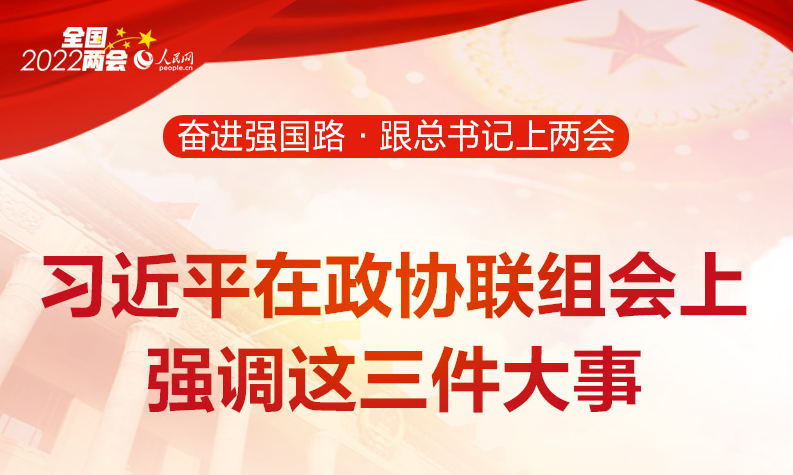 習(xí)近平在政協(xié)聯(lián)組會上強(qiáng)調(diào)這三件大事